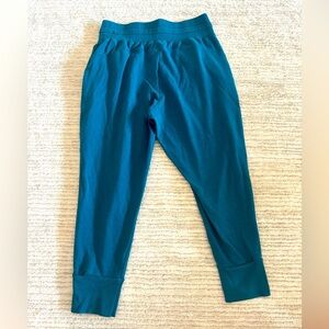 EUC Zella joggers in dark turquoise, sz M
